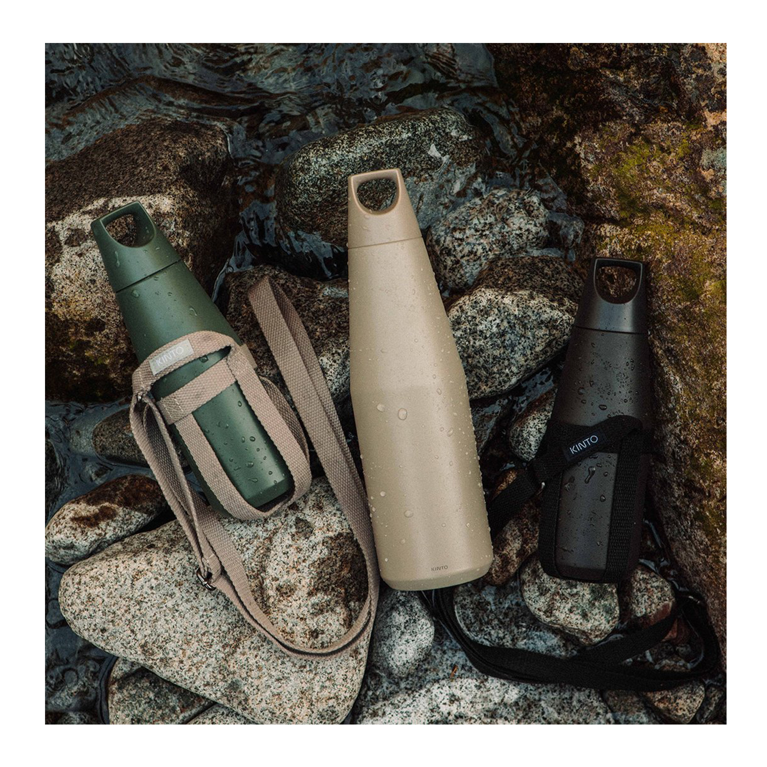 Kinto popruh 77 mm Beige