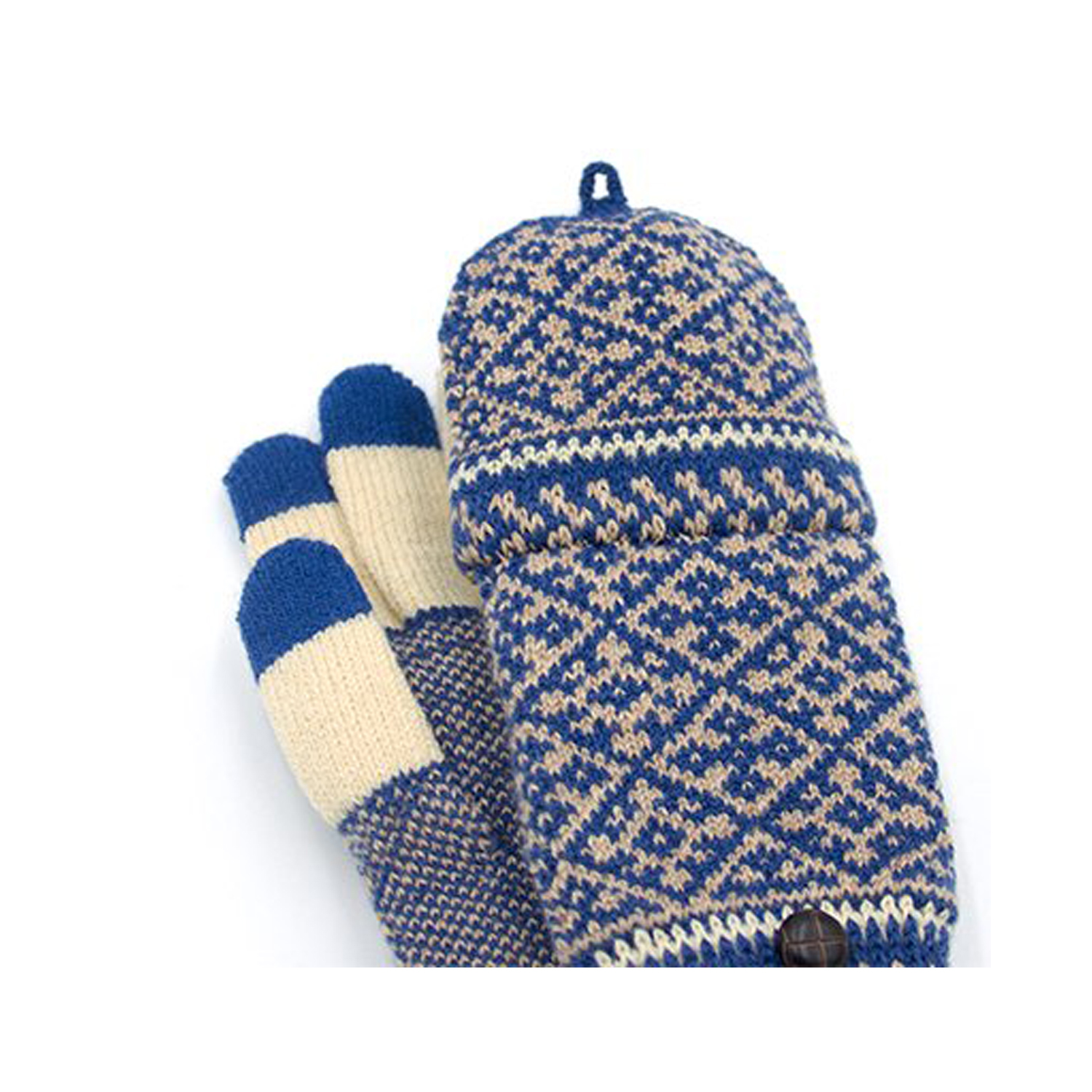 Levně Rukavice EVOLG Mit Vanilla x Beige x Blue